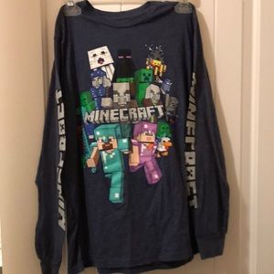 Minecraft Long Sleeve T-shirt  XL(18-20)